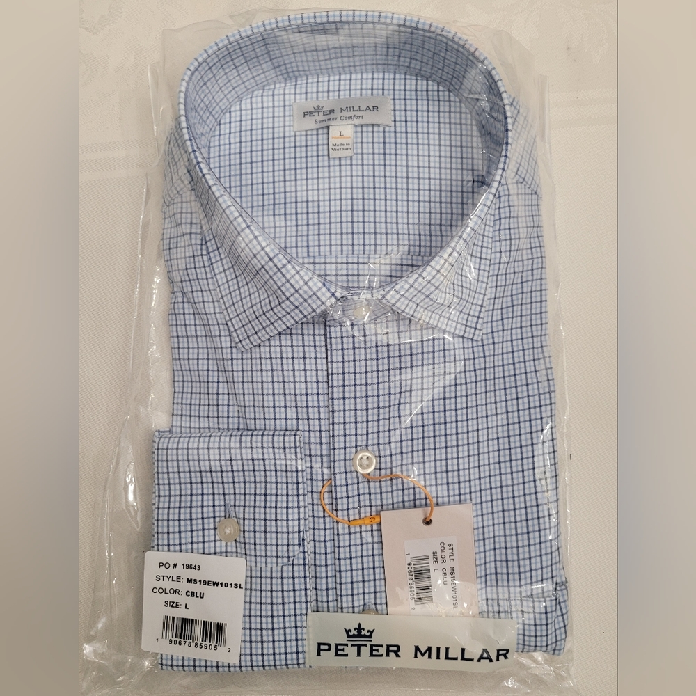 XL Peter Millar NWT mens dress shirt